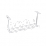 Avaleht Laua alumine pistikupesa hoidik Rippuv rack Traatkorvi korraldaja hall v&auml;rv