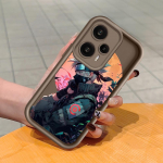 Pehme silikoonist ruudukujulise redeliga printimismustriga telefoni korpus, t&auml;iskaanega kaamera p&otilde;rutuskindel kaitse kummist &uuml;mbris Xiaomi Redmi jaoks Redmi 10A tumepunast v&auml;rvi