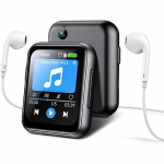 MP3-m&auml;ngija 128 GB TF-kaardiga, FHD 720p digikaamera, Bluetooth 5.4 kadudeta helipleier, 2-tolline puuteekraaniga kaasaskantav muusikapleier koos k&otilde;lariga must