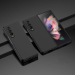 V&auml;rviline luksuslik k&otilde;va &otilde;huke arvuti kokkupandav elemendiga p&otilde;rutuskindel telefoni&uuml;mbris Samsung Galaxy Z Fold 6 5 4 Kokkupandav 6 Kokkupandav 4 5G Volditav 5 Voldi 3 Kokku 2 Voldi 3 2 Kaas for Samsung Z Fold 2 must