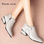 Terava ninaga beež ruudu kontsaga naiste saapad Mood liblikas s&otilde;lmega poolsaapad T&otilde;mblukk PU nahk Kumm Zapatos Mujer 39