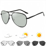 Mood fotokroomsed metallist p&auml;ikeseprillid meeste &otilde;ues s&otilde;itmine kalap&uuml;&uuml;k polariseeritud p&auml;ikesekaitse p&auml;ikesevari p&auml;ikeseprillid UV400