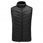 2 soojendusega ala Smart Thermal vest meeste naiste USB elektriline soe vest mantli alus krae varrukateta lukuga plekk Talvine matka soojendusega vest L sinine