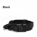 Koera kaelarihm Kiiresti vabastatav kaelarihm Keskmine suur koera tarvikud Reguleeritav kaelarihm Velcro XL must