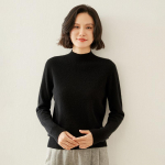 Naiste ka&scaron;miirist kampsun Qinghe ka&scaron;miir 100% ka&scaron;miir s&uuml;gis-talvine ka&scaron;miirist pullover pehme ja soe L valge