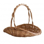 Rotangist korv k&auml;epidemega Aia korv Keskkonnas&otilde;bralik Hoolikas punumine Mitmek&uuml;lg Mitmeotstarbeline Punutud korv Pikniku Puuviljade hoiukorv L