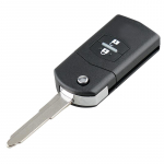 Kahe nupuvajutusega auto kaugjuhtimispuldi v&otilde;tme&uuml;mbrise asendus sobib Mazdale 2 3 5 6 BT50 CX-5 CX-7 CX-9 RX8 2 Buttons