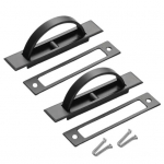 2 tk ukset&otilde;mmatavad varjatud kapi k&auml;epidemed roostekindlad korrosioonikindlad s&otilde;rmkapi t&otilde;mmatavad m&ouml;&ouml;bli varjatud k&auml;epidemed must