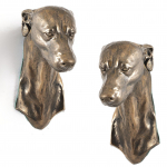 Greyhound, English Greyhound - Dog statue, hanging bust, unique decoration for dog lover by Art-Dog brand