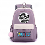 Anime One Piece Klassikaline Kawaii Seljakott Armas Pehme Seljakott Tr&uuml;kitud Poiss T&uuml;druk Koolikott Igap&auml;evane Raamatukott Meestele Naistele Reis Vabaaja Kott Seljakott Mochila