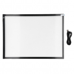 Maalivalgustitahvli padi LED astmeteta h&auml;marduv A3 kunstniku valguskasti koopialaud 1,5 m USB-kaabliga