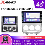 2 dini autoraadio multimeediumivideopleier Mazda 5 Mazda5 2007-2010 navigatsiooni-GPS peakomplekti Carplay Wifi DSP Android 12 jaoks 6+128