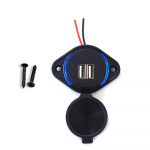 Kahe USB-pesaga laadija pinnakinnitus haagissuvila haagissuvila haagisele 12V/24V