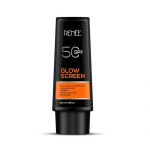 RENEE Glowscreen SPF 50 p&auml;ikesekaitsekreem &ndash; 50 ml, PA++++ UVA ja UVB kaitse, h&uuml;aluroonhappe ja C-vitamiiniga rikastatud, &uuml;lim nahakaitse