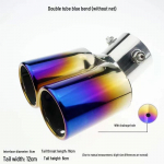 Roostevabast terasest summuti v&auml;ljalaskekate auto saba k&otilde;ri modifikatsiooni jaoks &ndash; &uuml;he/kahekordse v&auml;ljalasketoru kaunistus