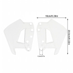 1 paar ABS esiklaasi esiklaasi k&uuml;lgpaneeli deflektor sobib BMW R1300GS mootorratta tarvikutele must