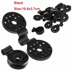 5/10 tk Varjuriidest plastikklambrid Kasvuhoone p&auml;ikesevarju v&otilde;rgu kinnitusklambrid Varjuriide kangaklambrid varjuv&otilde;rgu kanga tarvikute jaoks 10.5x3.7cm 5pcs must