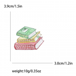 Enamel Rhinestone kolm raamatut modelleerivad pross Peen loominguline meeste ja naiste r&otilde;ivad korsaažist ehten&otilde;el