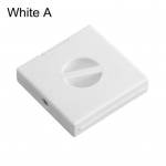 Wire Organizer kaasaskantavad p&ouml;&ouml;ratavad PP multifunktsionaalsed juhtmehalduskarbid v&auml;listingimustes kasutamiseks A valge