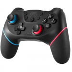 YUES Manette Sans Fil pour Nintendo Switch Pro/Lite, Manette de Jeu avec Double Amortisseur / Moteur a Vibrations / Gyroscope