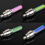 Eclairage LED de v&eacute;lo sans batterie, livraison rapide, avec bouchons de Valve de pneu, rayons de roues, livra A paar Red -LR2421
