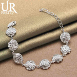 925 h&otilde;bedane romantiline roosiketi k&auml;ev&otilde;ru Moodsad pulmaehted 20CM