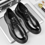 Mood Meeste nahast vabaajajalatsid Ametlikud nahast kingad, pulmakingad 39 must