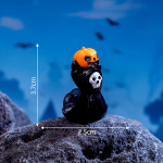 Mini Halloweeni ornament multifilm n&otilde;id kummitus k&otilde;rvits kujuke Mikromaastik nukumaja mudel auto sisekujundus t&ouml;&ouml;laua kaunistus A5