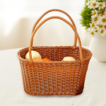 Basket with Handles for Shopping And Organizing Vegetables in Kitchen Garden 30x15x17 cm
