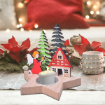 Candle Holder for Tealights Christmas Display on Furniture Angel