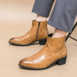 Mood mustad l&auml;&auml;nesaapad meestele Kauboi pruunid Chelsea saapad t&otilde;mblukuga pahkluu &auml;risaapad suurus 38-46 41 pruun