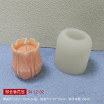 Tulbik&uuml;&uuml;nla vormid Lillevorm K&ouml;&ouml;k-K&uuml;psetamine Vaik Silikoonvormid Kodu Kaunistamine 3D DIY Savist K&auml;sit&ouml;&ouml; Seebi valmistamise Tarnija M2798