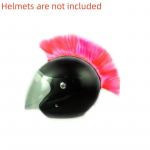 Moto Kiiver Parukas L&otilde;igatav Kiivri Kaunistused Parukad Kukehari Motokross T&auml;isn&auml;o Off-Road Kiivri Kaunistus Juuksekleebis Liim roosa