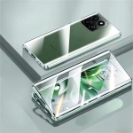 360 t&auml;ismagnet&uuml;mbris For Honor 200 Smart 5G &uuml;mbris, kahepoolne adsorptsiooniga metallist karastusklaasi kaitse telefoni korpuse kate For Honor 200 Smart