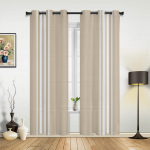 Sinise triibulise tekstuuriga valged kardinad magamistuppa, elutuppa, k&ouml;&ouml;ki, lastetuppa, aknakardin, moodne kodu sisekujundus 135W x 60H(cm) x1