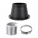 1 tk universaalne auto esikaitseraua sisselaske&otilde;hk Turbo &otilde;hu sisselasketoru komplekt ABS turbiini sisselaskekomplekt toru &otilde;hulehter s&uuml;sinikkiust v&auml;limus