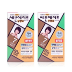 Seven Eight Color Cream Hair Dye 60g, No. 7 Natural Dark Brown, 2 pcs. beige