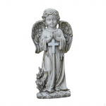 11,8 tolli k&otilde;rgune m&auml;lestusingli aia skulptuur heleda kalmistu kaunistusega muruornamendiga