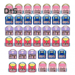 40 tk peo lemmikkotid k&auml;epidemega t&otilde;mblukuga Erksav&auml;rvilised armsad seljakotidisainiga korduvkasutatavad s&uuml;nnip&auml;evakotid 40pcs