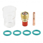 7 tk p&otilde;leti TIG-keevitus j&auml;ssaka gaasil&auml;&auml;tse #12 tassi jaoks WP9 jaoks 20 25 24 WP17 26 18