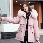 Naiste Riided Karusnahast Kraega Talvine Sulejope Jakk Naistele V&auml;litingimustes Termiline Tuulejakk Korea Mood Riided Streetwear 3XL
