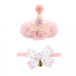 2024. aasta uus lemmiklooma reguleeritav m&uuml;tsi kaelakomplekt, kassi m&uuml;tsi kaelarihm, peakatted, uusaasta kaunistus, kassitarvikud punane