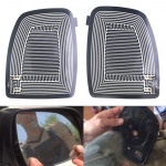 DC 12V auto k&uuml;ljepeegli klaasisoojendus 26W soojendusega udueemalduspadja matt Eemalda vihmak&uuml;lm autoklaasi tagapeegli soojendus udu eemaldamise matt CHINA