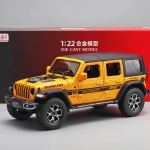 1/22 Mudel Jeep Wrangler Valatud M&auml;nguauto Mudel, Uksed Avanevad Valguse ja Heliga Metallisulamist S&otilde;iduk Lastele Poistele T&uuml;drukutele T&auml;iskasvanutele, Kingitused kollane