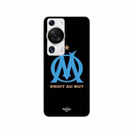 Coque - Maniacase - Huawei P60 Pro - Logo OM Olympique de Marseille - Souple - Noir