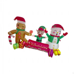 Inflatable Christmas Props Built in LED Lights for Outdoor Indoor Patio Yard