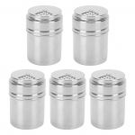 5 tk. Roostevabast terasest maitseainepudel koos p&ouml;&ouml;rleva kaanega k&ouml;&ouml;gividina grillt&ouml;&ouml;riistaga