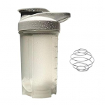 Valgupulbri &scaron;eiker segamispalliga 500ml Laia suuga &scaron;eiker lihtsaks segamiseks Kaasaskantav vadakuvalgu &scaron;eikerpudel spordi, reisimise ja matkamise jaoks