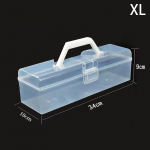 K&auml;epidemega leivakast Korduvkasutatav plastikust leivakonteiner r&ouml;stsaiahoidja kondiitritoodete organiseerija &Scaron;veitsi rullide hoiukarp k&uuml;lmkapi kodu jaoks 34*10*9cm