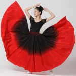 720 kraadi Hispaania flamenkotantsu esineja kleidid naistele laval esinemiseks tantsuseelikud kost&uuml;&uuml;mid vestido 95cm